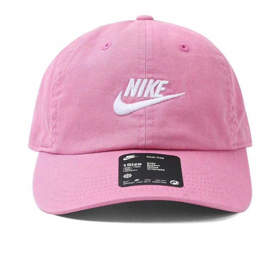 Nike 大童 NK CLUB CAP US CB FUT WSH 棒球帽，弧形帽檐 FB5063-646