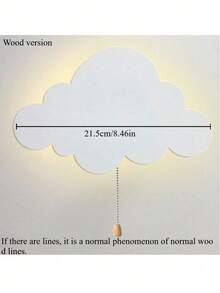 Tinabless Floating Cloud Lamp - Floating Cloud Wall Lamp For Baby Room | Cute Floating Cloud Lamp, Suitable For Children's Bedroom | Hanging Cloud Night Light For Bedroom | Cloud Lamp For Baby Room - Cloud Light - View 11