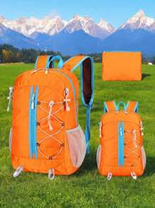 户外防水行李袋，可折叠轻便运动行李袋，登山户外骑行运动包，大容量户外男女通用折叠包，适合骑行爱好者，大学生徒步登山旅行度假/送给朋友的礼物