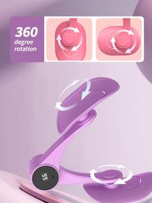 1Pc Thigh Master, Thigh Exerciser, Thigh Trainer Hip Trainer Kegel Exerciser, Pelvic Floor Trainer, Kegel Trainer For Postpartum Rehabilitation, Trimmer Inner Thigh, Thigh Toner Workout, Thigh Workout Equipment For Home Gym Yoga Sport Weight Loss, Cellulite, Maigrir, Perte Be Poids - Multicolor - View 4