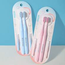 2 szt. szczoteczek do zębów w kształcie litery U z miękkim włosiem do czyszczenia zębów, do pielęgnacji jamy ustnej, szczoteczek międzyzębowych dla dorosłych, dla uczniów płci męskiej i żeńskiej