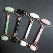 2 peças/Conjunto Massageador Facial e de Pescoço para Rolo Facial, Raspador Gua Sha, Placa Levantadora de Rugas, Cuidados com os Olhos, Conjunto Resinado Guasha, Cabelo, Ferramentas para Cabelo, Cuidados com o Cabelo, Escola, Volta às Aulas, Viagem, Itens Essenciais de Viagem, Itens Essenciais para Casa, Spa, Ferramenta de Massagem, Massagem, Massageador, Spa