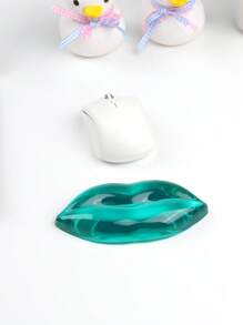 Mouse Wrist Rest, Gel Transparent Mouse Wrist Support Pad, Lovely Ergonomic Mouse Wrist Pad, Soft Transparent Wrist Pain Relief Office Home Desk Computer Mouse