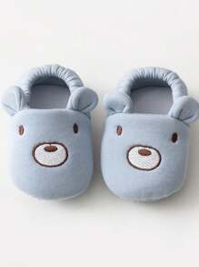 1 Pair 0-3 Years Old Baby Anti-Slip Printed Crawling Socks, Comfortable Short Tube Socks For Beginners