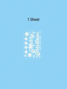 1 Set de pegatinas navideñas para ventanas, decoraciones navideñas, calcomanías de ventana de vidrio 3D con copos de nieve para hogar, oficina, salón de clases, para fiesta con tema de Navidad, invierno y Frozen