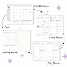 2025 A5 计划本笔记本日程本英文月/周/日计划本日记本学生礼品办公和学校用品文具