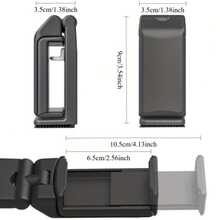 1pc Airplane Phone Holder, Portable Travel Stand Desk Flight Foldable Adjustable Rotatable Selfie Holding Train Seat Stand, Seat Bracket