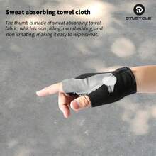 New Summer Outdoor Hiking Fitness Fishing Thin Sports Cycling Half Finger Gloves, Lightweight High Elasticity Breathable