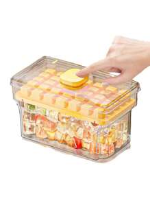 1 件一键式冰格，易脱制冰器模具，家用制冰器，冰格，适用于杯子、冰桶和冰格，厨房配件