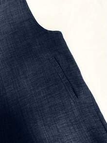 1 件女式纯色编织面料纽扣口袋连体裤，适合节日、日常、生日派对、返校派对、单身派对、旅行、所有季节