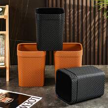 قطعة واحدة من علبة حفش جديدة منسوجة بالقطيفة، مناسبة لغرفة المعيشة والمطبخ والمكتب والاستخدام التجاري، غطاء مقاوم للتسرب بدون غطاء