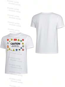 Camisetas de mujer 100 % algodón, regalos para el Día de la Madre, tallas S-2XL, regalos de cumpleaños, camiseta de mecánico con advertencia de peligro, camiseta de mecánico diésel. - Blanco - Ver 3