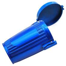 1pc Portable Metal Can Shaped Ashtray With Flip Lid And Keychain, Suitable For Outdoor, Home, Car Use, Ashtray Gift - Multicolor - View 16