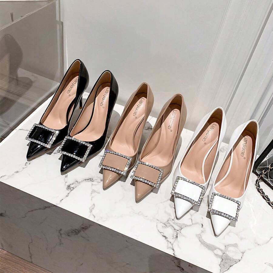 Women Pumps - 裸色(7公分) - 查看 1