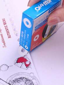 250 Holes Binder Reinforcement Sticker Labels, Round Adhesive Reinforcement Paper Stickers,For School Supplies,Back To School