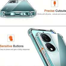 Custodia trasparente antiurto a quattro angoli compatibile con Honor X9b/ Nova 9/Nova 14 Ultra/Nova 14/Nova 14 Pro/400 Smart 5G/Honor X70/Honor 50/Honor X9c Smart/ Nova 7 Pro/Honor 90 Lite. Questa custodia trasparente offre protezione per il tuo telefono ed è anche conosciuta come cover per telefono.