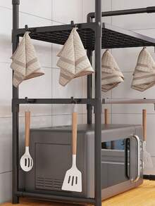 1 Giá để lò vi sóng chịu lực, Giá đựng gia vị nhà bếp nhiều tầng, Đồ sắp xếp gia đình, Đồ nấu nướng & Đồ dùng lưu trữ - Nhiều màu - Xem 5