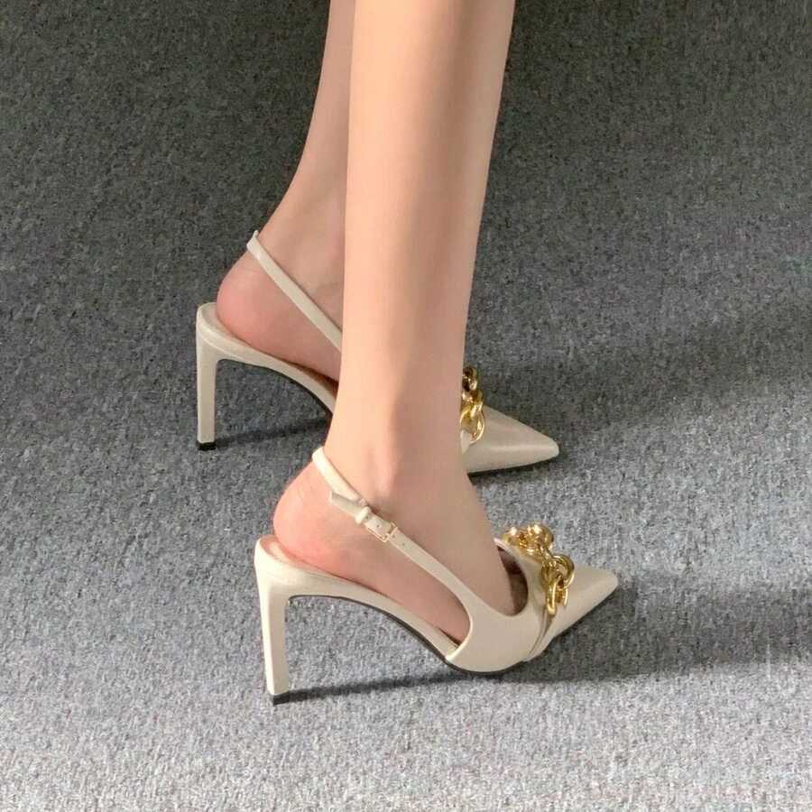 Women Heeled Sandals - 黑色升級版 - 查看 1
