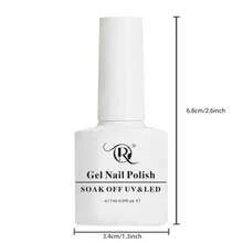 QR 7ML 绿色/蓝色凝胶指甲油 LED/UV 浸泡，高光泽沙龙级纯指甲油，单瓶适合初学者 DIY 新手，全天候，女士美甲套装，持久光泽，耐磨指甲油 - 橄欖綠 - 查看 5