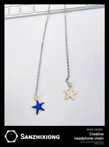 Wireless Earphone Anti-Lost Chain, Creative Earphone Chain Pendant, Earphone Anti-Lost Lanyard, Earphone Decoration Hanging Rope (No Earphone Included)