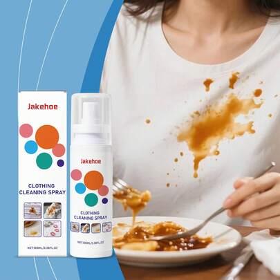 Clothing Cleaning Spray, Gently Cleans Grease & Stains, Leaves Fragrance, Daily No-Wash Spray