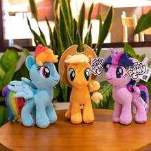 Hasbro Plush Doll - Twilight Sparkle Princess Design, With Shiny Horn And Rainbow Mane, Soft And Comfortable, Suitable For Girls, Holiday Gift, Suitable For Children 3+ Years Old, Officially Licensed Character - Applejack - View 4