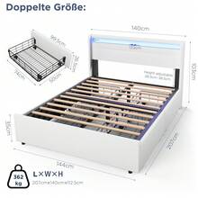 OYAJIA Bed Frames - 白色 - 查看 5