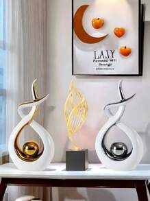 A Premium Luxurious Decorative Flame-Shaped Figurine, Suitable For Placing On TV Cabinets, Bar Cabinets, Or Bedside Tables As Decor Or As A Christmas/Anniversary Gift For Friends And Family