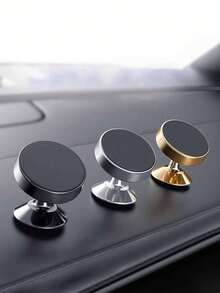 1 件合金磁性车载手机支架，通用仪表盘车载手机支架，360° 旋转，兼容 等 - 磁吸支架 - 查看 8