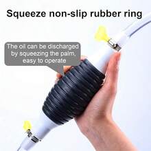 Portable Gasoline Pump Kit - Includes Rubber Hose; For Holiday Celebrations/RV Camping/Repair Fluid Transfer; Suitable For Fuel, Oil And Water Pumping - Multicolor - View 5