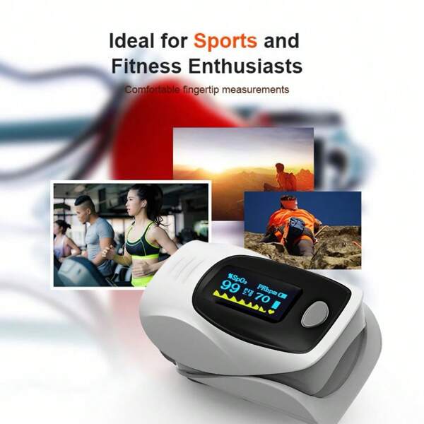 Fingerspitzen-Puls-Oximeter für den Haushalt, ein Gerät, das die Blutsauerstoffsättigung und Herzfrequenz des Pulses erkennt