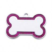 Custom Dog Tags Pendant, Personalised Cat Dog Puppy Pet ID Name Pendants, Collar Tag Pendant Pet Accessories Bone Glitter Pendant, Perfect Gift For Your Pet Ornamental,Sequins Stylish,Contracted,Cute,Cuties,Fashion,Colorful Unique,Customized Christmas Decor,Dog Name/ID Tags Personalized,Treasure Finds Ideal Gifts For Him Her,Family,Friends,Pet Lovers,Pet For Anniversaries,For Birthdays,For Christmas,For Housewarming,For Fall/Autumn/Winter