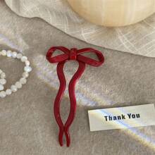 1 件装女士醋酸纤维蝴蝶发夹 2024 新款彩色发髻发夹甜美发饰、发髻接发、发髻制作器、发髻发片、发型夹、发夹