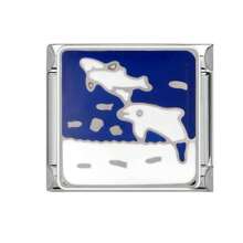 1 pièce Accessoires créatifs de la série Éléments de l'océan, bijoux DIY frais et personnalisés. Bracelet, collier, bague, bracelet de cheville et raffiné.