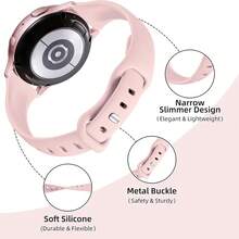 20mm 22mm Silicone Watch Bands Compatible With Samsung Galaxy Watch 7 Band FE/5 Pro/6/4 Classic 44mm 40mm Compatible With Galaxy Watch Active 2 Bands Compatible With Galaxy Watch 3 45mm Band/ Compatible With Galaxy Watch 46mm/Gear S2/S3 Frontier Wristband For Men Women / Compatible With Galaxy 42mm/ Compatible With Galaxy Watch 4 Watch Bands - 20mm - View 9