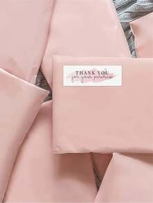 120Pcs/Roll, Rectangular Thank You For Your Order Sticker, Label Sticker, Packaging For Small Business, Order, Decoration, Gifts - Pink - View 6