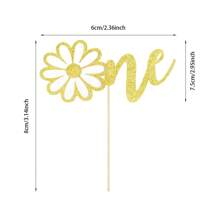 12Pcs Daisy One Cupcake Toppers For 1st Birthday Daisy Birthday Party Decor Boho Groovy Daisy First Birthday Hippie Party Favors,Christmas
