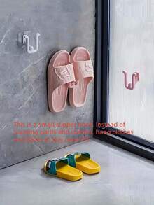 5-Piece Colorful Self-Adhesive Shoe Rack - Waterproof, Wall-Mounted Shoe Hook For Bathroom, Kitchen And Bedroom Decoration | Space-Saving, Easy To Home Bathroom Decor Bathroom Organizer Fall Decor Back To School
