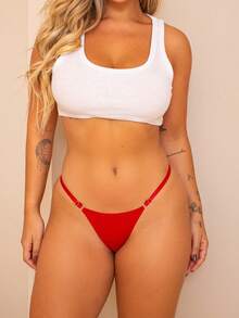 Kit Of 10 Microfiber Thong Panties With Side Adjustment - Multicolor - View 4