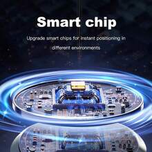 1pc Black Mini LBS Loss Prevention Device, Compact And Lightweight, Easy To Carry, Suitable For The Elderly, Pets