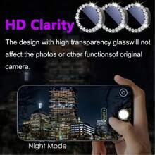 (粉色水钻) 水钻相机镜头保护膜 9H 硬度钢化玻璃，防刮，高清清晰，防震，兼容三星 S25 Edge/S24 FE/S25 Ultra/S25 Plus/A16/A26/A36/56/A55/A15/A35/A25/A05/A05S/A24/A34/A4/A54/S24 Ultra/S24/S24 Plus/S22 Ultra/S23 Ultra/S23 Plus/S23/Fold7/ 并兼容 16 Pro Max/16/16 Pro/16 Plus/15 Pro Max/15/14/1312/11 Pro 家用闪亮水晶手机相机保护套防水防摔防指纹全覆盖 - 粉色 - 查看 6