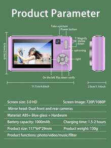 3.0英寸显示屏CCD数码相机 - Camera + Memory Card + Card Reader + Data Cable - 查看 3