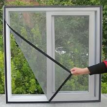 قطعة واحدة من الشاشه ذاتية اللصق المضادة للبعوض على النافذة، مضادة للبسكويت على الشاشة، سهلة التنظيف بدون ثقب، قابلة للإزالة على نافذة المنزل