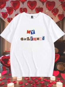 Playeras para Parejas, Dos piezas regalo, playera blanca, playera de hombre, boyfriend, girlfriend - Blanco - Ver 2