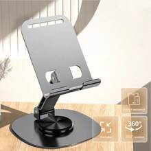 1 suport ergonomic pliabil, suport universal pliabil multifuncțional rotativ din aliaj de aluminiu pentru telefoane mobile și tablete, suport cu clip reglabil, confortabil și stabil, perfect pentru Android și cititoare electronice