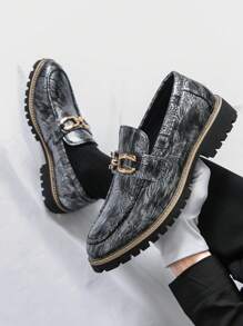 Men's Slip-On Loafers, Casual Business Formal Dress Shoes, Groom Wedding Shoes, Size 38-46