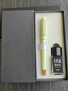 [Customized] Engraved Pen Holder / Provide 1pc High-Quality Elegant Customized Vacuum/Pressing Ink Suction Fountain Pen 0.5mm Fine Nib / Smooth Writing, Refillable Medium Nib, Comes With 30pcs 3.4mm Diameter Ink Cartridges, Provides Thoughtful Daily Writing/Calligraphy Signature Pen, Ideal As Personalized Gift For Valentine's Day, Back To School, Graduation, Christmas, Father's Day, Teacher's Day, Thanksgiving - Multicolor - View 28