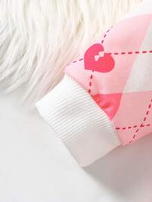 2pcs/Set Girls Young Girl Fashion Digital Print Girl Graphic Sweatshirt + Elastic Waist Comfortable Skirt, Suitable For Autumn/Winter Outdoor, Street, Sports, Skateboarding