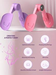 1Pc Thigh Master, Thigh Exerciser, Thigh Trainer Hip Trainer Kegel Exerciser, Pelvic Floor Trainer, Kegel Trainer For Postpartum Rehabilitation, Trimmer Inner Thigh, Thigh Toner Workout, Thigh Workout Equipment For Home Gym Yoga Sport Weight Loss, Cellulite, Maigrir, Perte Be Poids - Multicolor - View 5