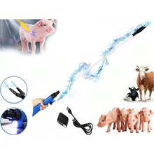 Chicharra Eléctrica Arreadora Recargable Ganadera De 108cm - Azul - Ver 2